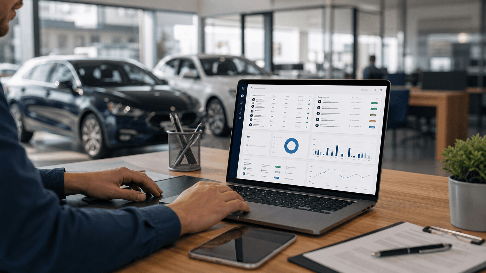 Uso de CRM en una agencia automotriz